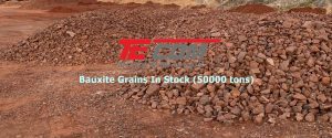 Turkish bauxite in stock 50000 tons for cement and aluminum production