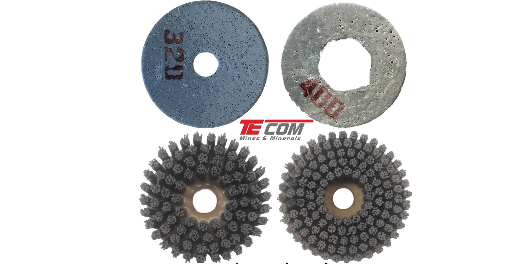 Polishing Abrasives plus Patinato Brushes To Create Leather Effect For Marble And Granite